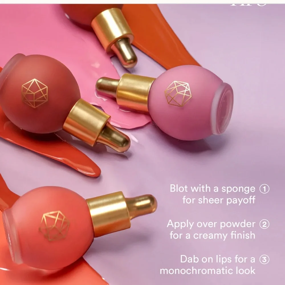 EM Color Drops Serum Blush pick from 4 gorgeous shades for dewy youthful finish